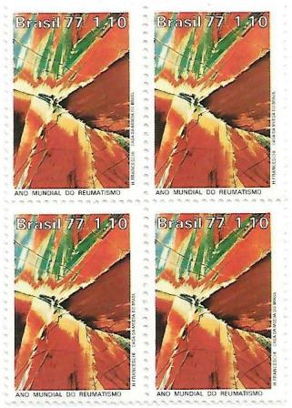 QC0977 - Ano Mundial do Reumatismo - 1977 - MINT