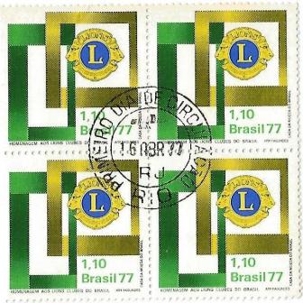 QC0978CPD - Homenagem aos Lions Clubes do Brasil - 1977 - MINT