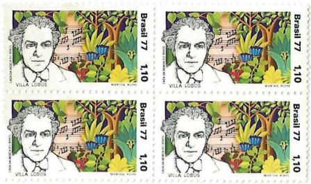 QC0979 - Compositores Brasileiros - Villa Lobos - 1977 - MINT
