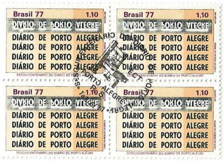 QC0988CBC - Sesquicentenário do Diário de Porto Alegre - 1977 - MINT