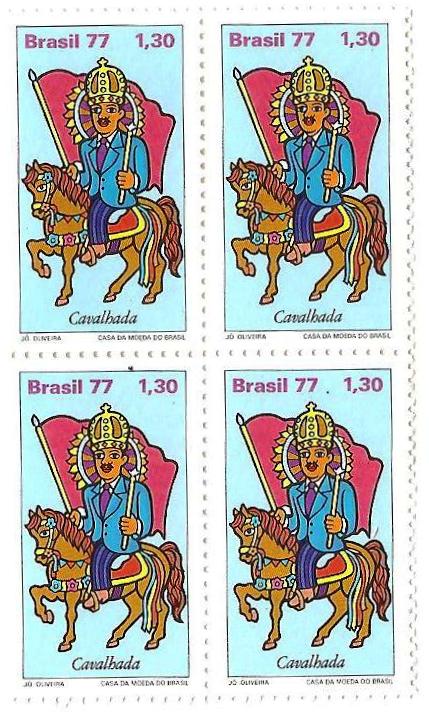 QC0999 - Folclore Brasileiro Cavalhada - 1977 - MINT