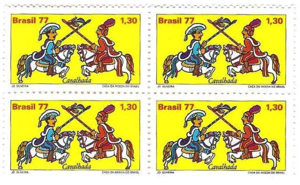 QC1000 - Folclore Brasileiro Cavalhada - Combate - 1977 - MINT
