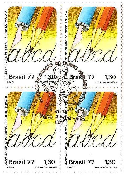 QC1007CBC - Sesquicentenário da Criação do Ensino Primário Oficial - 1977 - MINT