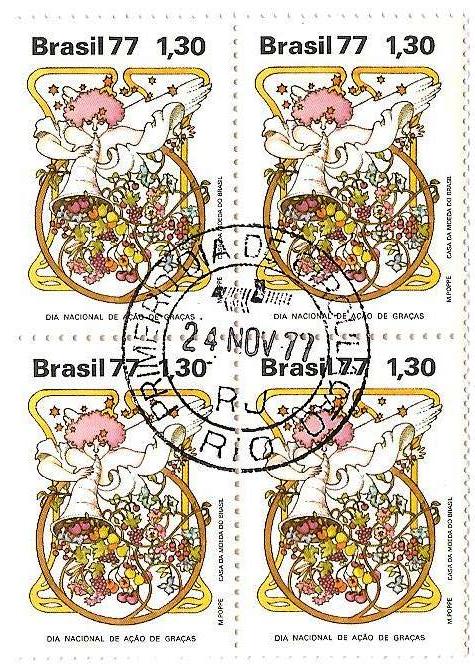 QC1019CPD - Dia Nacional de Ação de Graças - 1977 - MINT