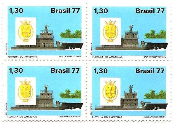QC1021 - Integração Nacional - Flotilha do Amazonas - 1977 - MINT