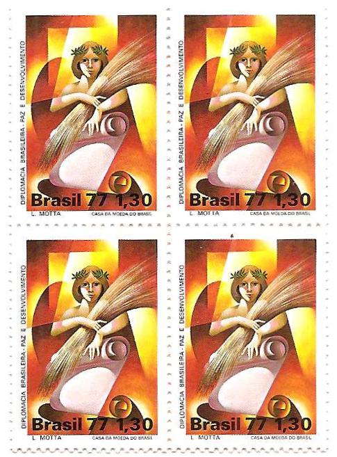 QC1028 - Diplomacia Brasileira Paz e Desenvolvimento - 1977 - MINT