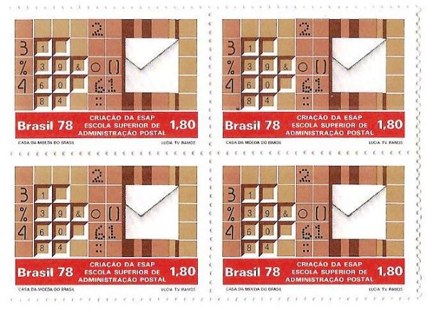 QC1033 - Criação da Escola Superior de Administração Postal - 1978 - MINT