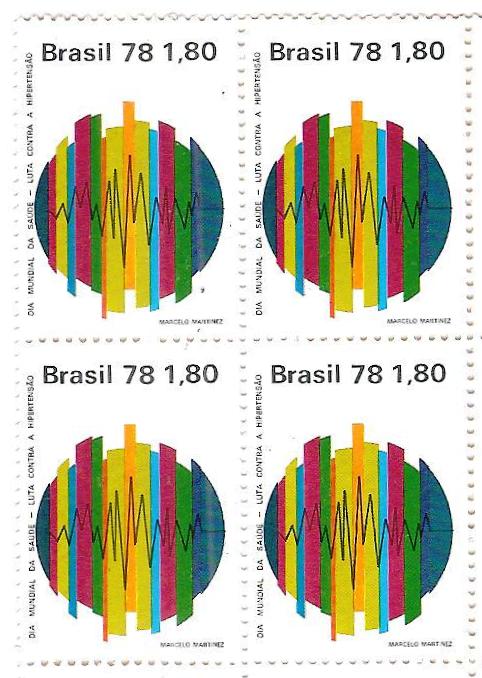 QC1034 - Dia Mundial da Saúde - Luta contra a Hipertensão - 1978 - MINT