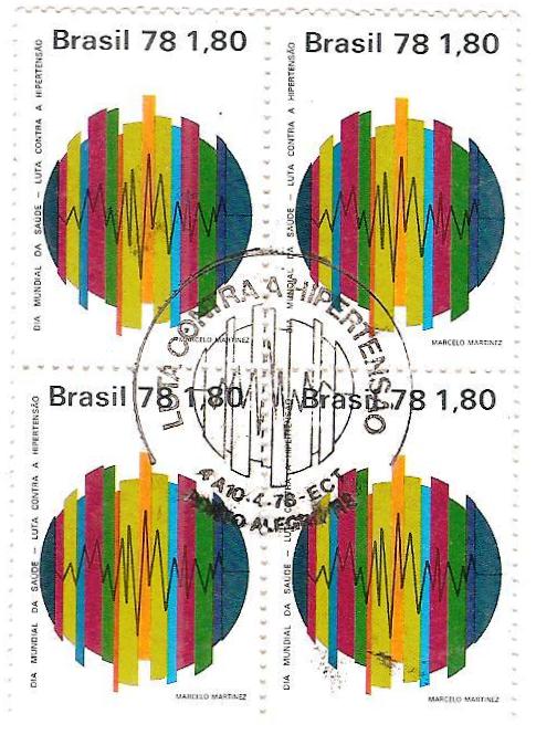 QC1034CBC - Dia Mundial da Saúde - Luta contra a Hipertensão - 1978 - MINT
