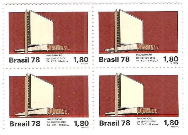 QC1040 - Inauguração do Edifício Sede da ECT - 1978 - MINT