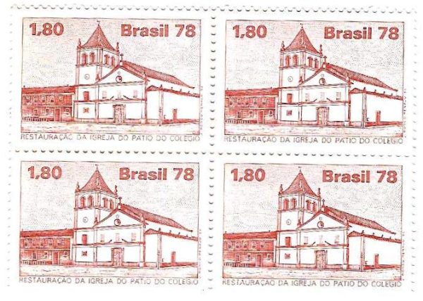 QC1050 - Restauração da Igreja do Pátio do Colégio (SP) - 1978 - MINT