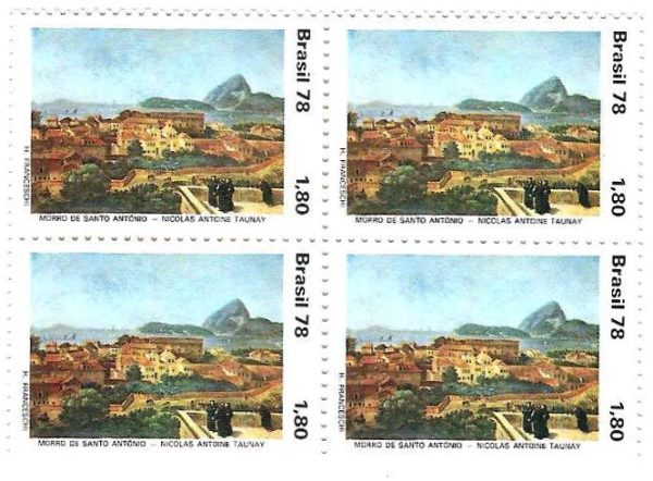 QC1067 - Paisagem Brasileira na Pintura - Morro Santo Antônio - 1978 - MINT