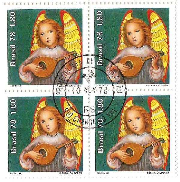 QC1071CPD - Natal - Anjo/alaúde - 1978 - CPD