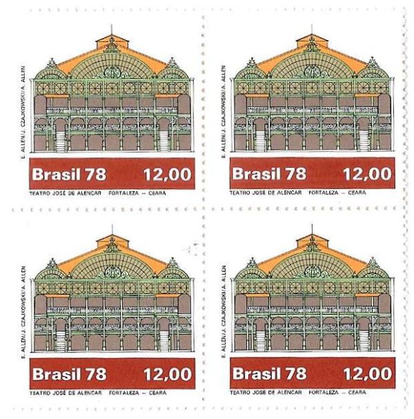 QC1077 - Teatros Brasileiros - Teatro José de Alencar - 1978 - MINT