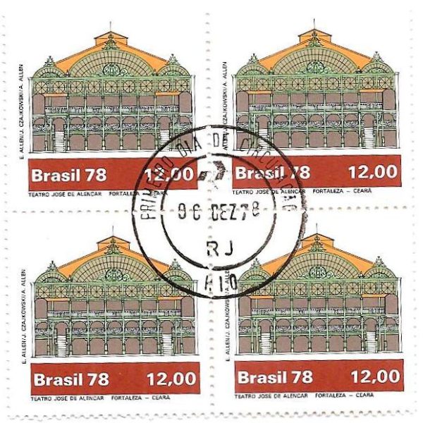 QC1077CPD - Teatros Brasileiros - Teatro José de Alencar - 1978 - CPD