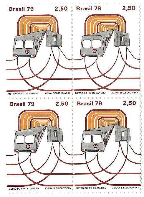 QC1079 - Inauguração do metrô do Rio de Janeiro - 1979 - MINT
