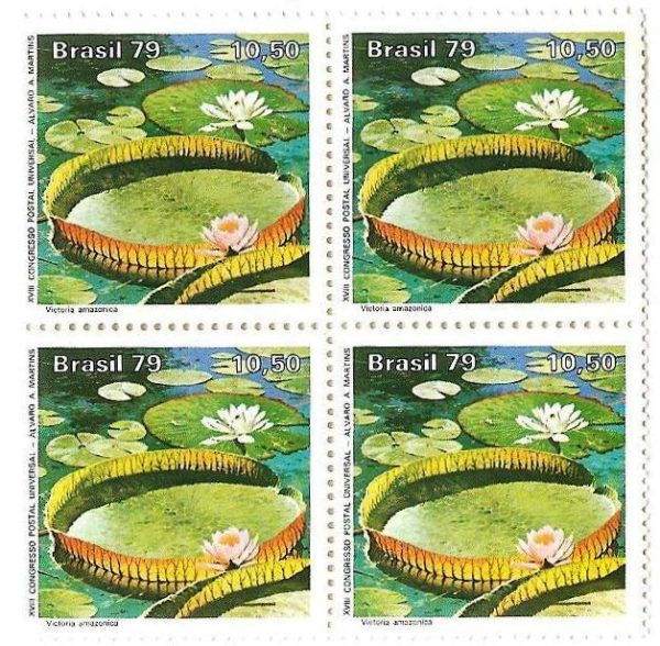QC1091 - Proteção à Natureza Parque Nacional da Amazônia - Vitória-Régia - 1979 - MINT