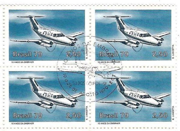 QC1102CBC - 10 anos de criação da EMBRAER - 1979 - CBC