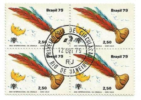 QC1121CPD - Ano Internacional da Criança - Peteca - 1979 - CPD