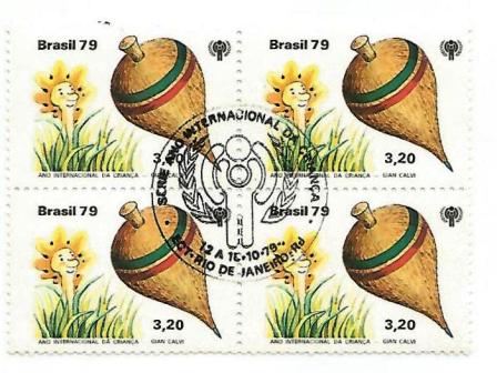 QC1122CBC- Ano Internacional da Criança - Pião - 1979 - CBC