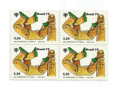 QC1123MINT - Ano Internacional da Criança - Boneco de Pau - 1979 - MINT