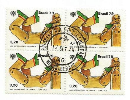 QC1123CPD - Ano Internacional da Criança - Boneco de Pau - 1979 - CPD