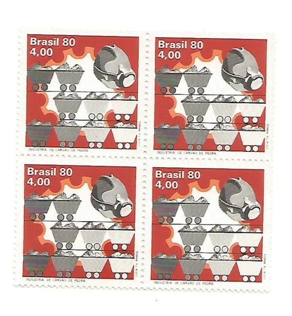 QC1135MINT - indústria de Carvão de Pedra - Extração - 1980 - MINT