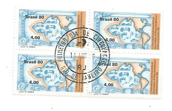 QC1136CPD - XXI Reunião Anual da Assembleia de Governadores do Banco Interamericano de Desenvolvimento BID - Papel Moeda - 1980 - CPD