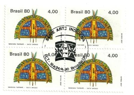 QC1138CBC - Arte indígena - Máscara Tapirapé - 1980 - CBC