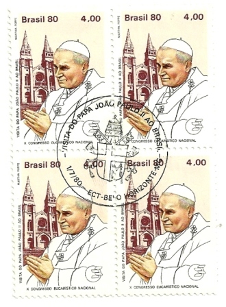 QC1148CBC- Visita do Papa Paulo II ao Brasil - Fortaleza - 1980 - CBC
