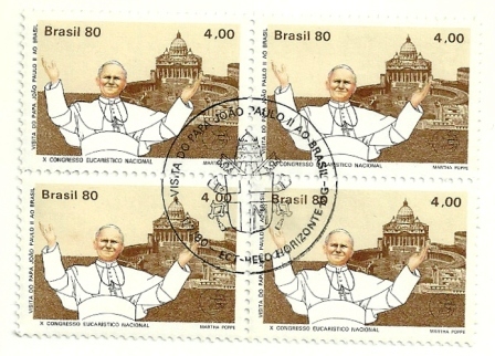 QC1149CBC- Visita do Papa Paulo II ao Brasil - Basílica - 1980 - CBC