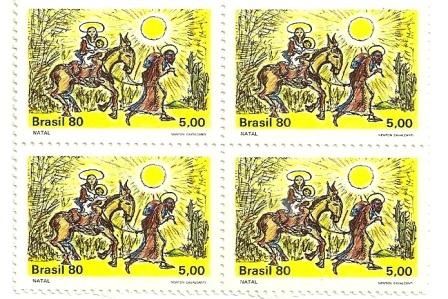 QC1171MINT- Natal - " Fuga para o Egito" - 1980 -MINT