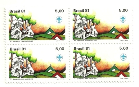 QC1188MINT- 4º Jamboree Pan-Americano - Patrulha - 1981 -MINT