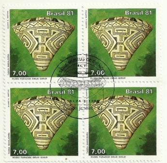 QC1195CBC- Museu de Ciências - Nacional - Arqueológico e Artes Populares de Paranaguá - Urna Funerária - 1981 -CBC