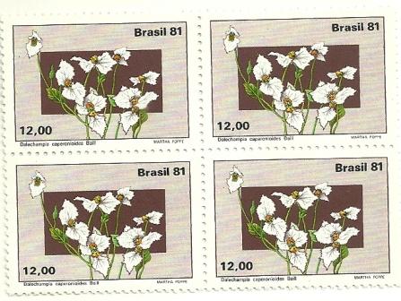 QC1218MINT - Flora Brasileira do Planalto Central - Delechampia - 1981 - MINT