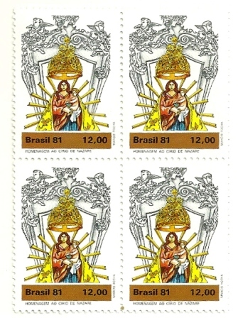 QC1222MINT - Homenagem ao Círio N. S. de Nazaré - Virgem - 1981 - MINT