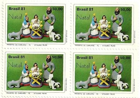 QC1228MINT - Natal Presépios Populares - Caruaru - 1981 - MINT