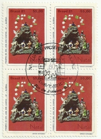 QC1229CBC - Natal Presépios Populares - S. J. Campos - 1981 - CBC