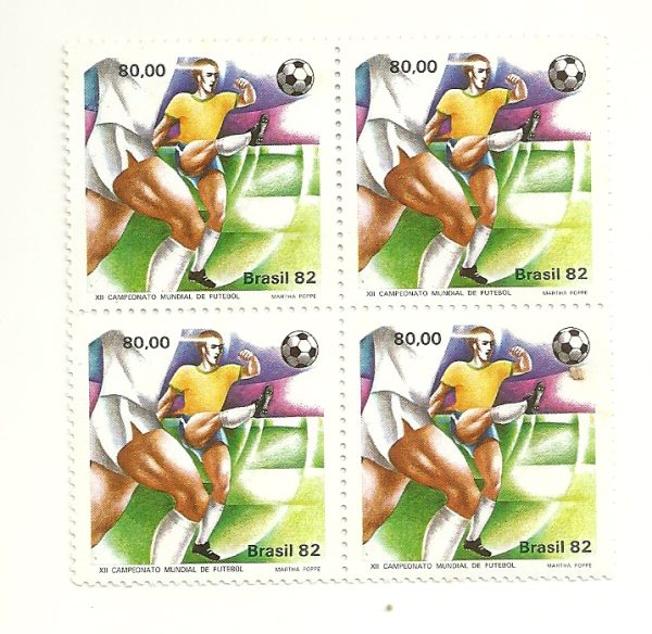 QC1246MINT - XII Campeonato Mundial de Futebol Espanha - Jogada - 1982 - MINT