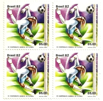 QC1247MINT - XII Campeonato Mundial de Futebol Espanha - Defesa - 1982 - MINT