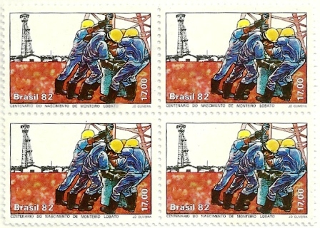 QC1253MINT - Centenário Nascimento de Monteiro Lobato - Petróleo - 1982 - MINT