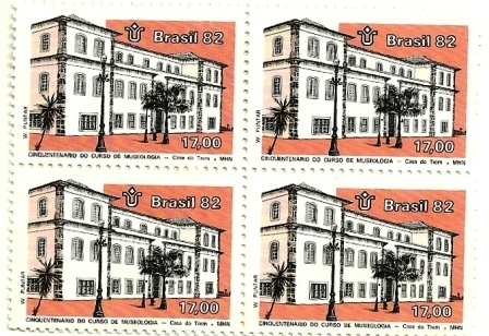 QC1258MINT - Cinquentenário do Curso de Museologia - Museu - 1982 - MINT