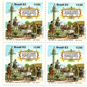 QC1260MINT - 450 Anos da Fundação de São Vicente - São Paulo - 1982 - MINT