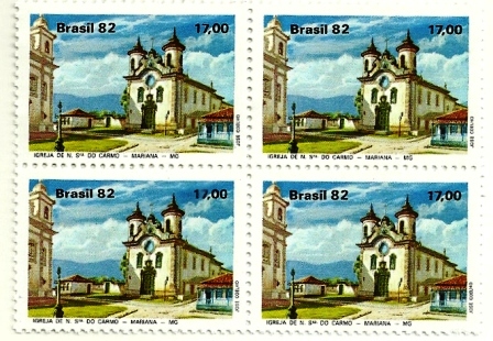 QC1267MINT - Turismo o Barroco Mineiro - Igreja N. Sra. Carmo - 1982 - MINT