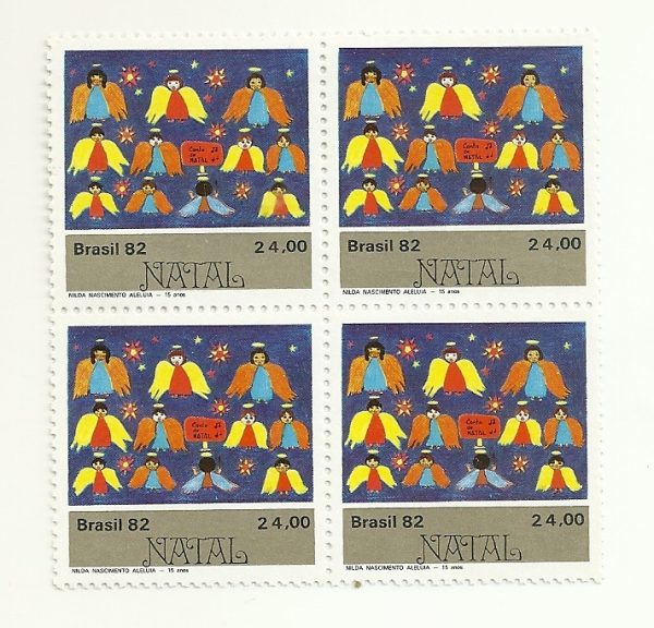 QC1291MINT - Natal Desenhos Infantis - Coro   - 1982 - MINT