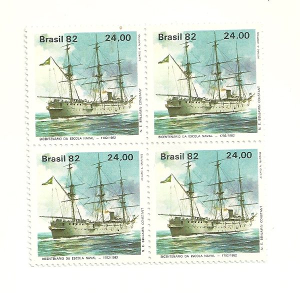 QC1301MINT - Bicentenário da Escola Naval - B.Constante - 1982 - MINT