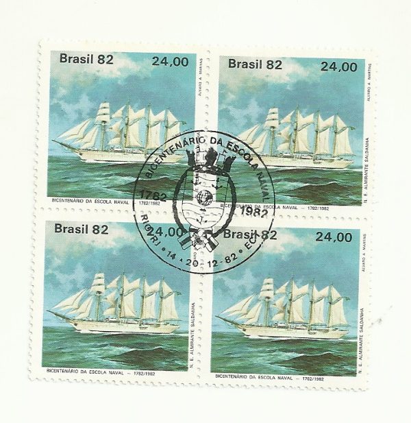 QC1303CBC - Bicentenário da Escola Naval - Alm. Saldanha - 1982 - CBC