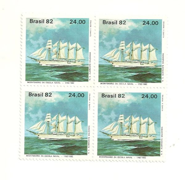QC1303MINT - Bicentenário da Escola Naval - Alm. Saldanha   - 1982 - MINT