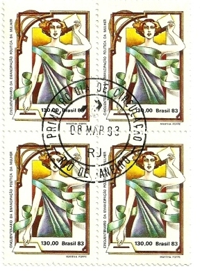 QC1310CPD - Cinquentenário da Emancipação Política da Mulher Brasileira - Voto - 1983 - CPD