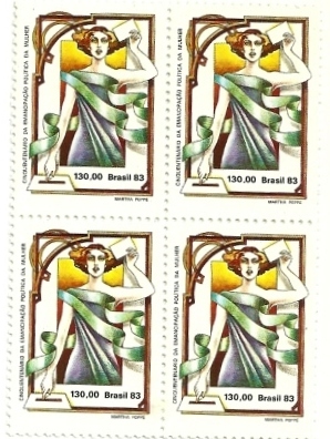 QC1310MINT - Cinquentenário da Emancipação Política da Mulher Brasileira - Voto - 1983 - MINT